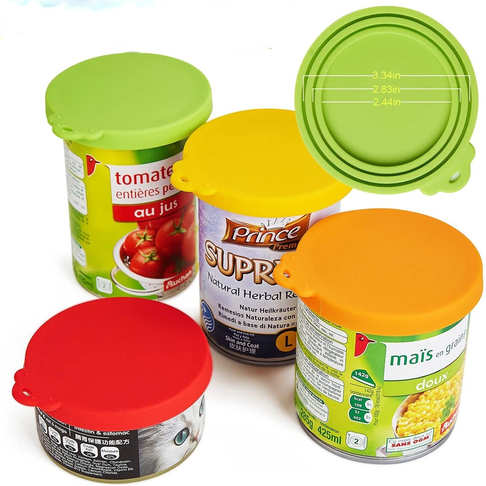 Tin Container Lid - 3 в 1, многоразовая крышка для