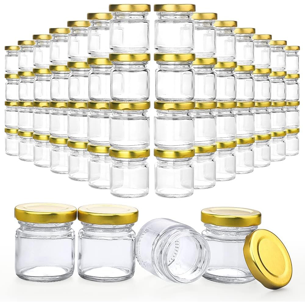 Candle Making Jars With Lids - Небольшие стеклянные баночки с крышками, мини-баночки