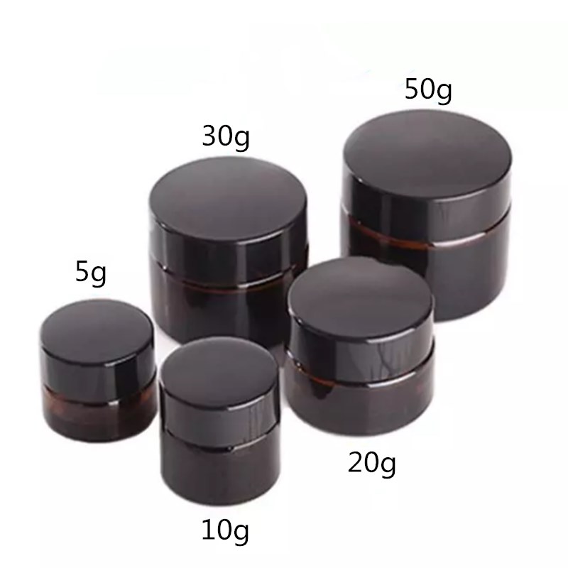 Candle Making Jars With Lids - 20 шт. мини-баночек из янтарного стекла