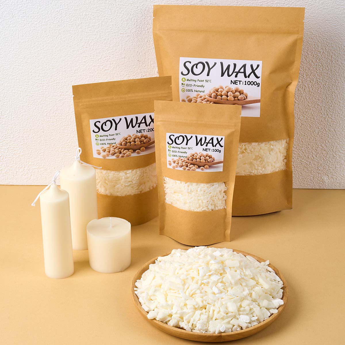 Candle Making Kits - 1 фунт чистого белого соевого воска