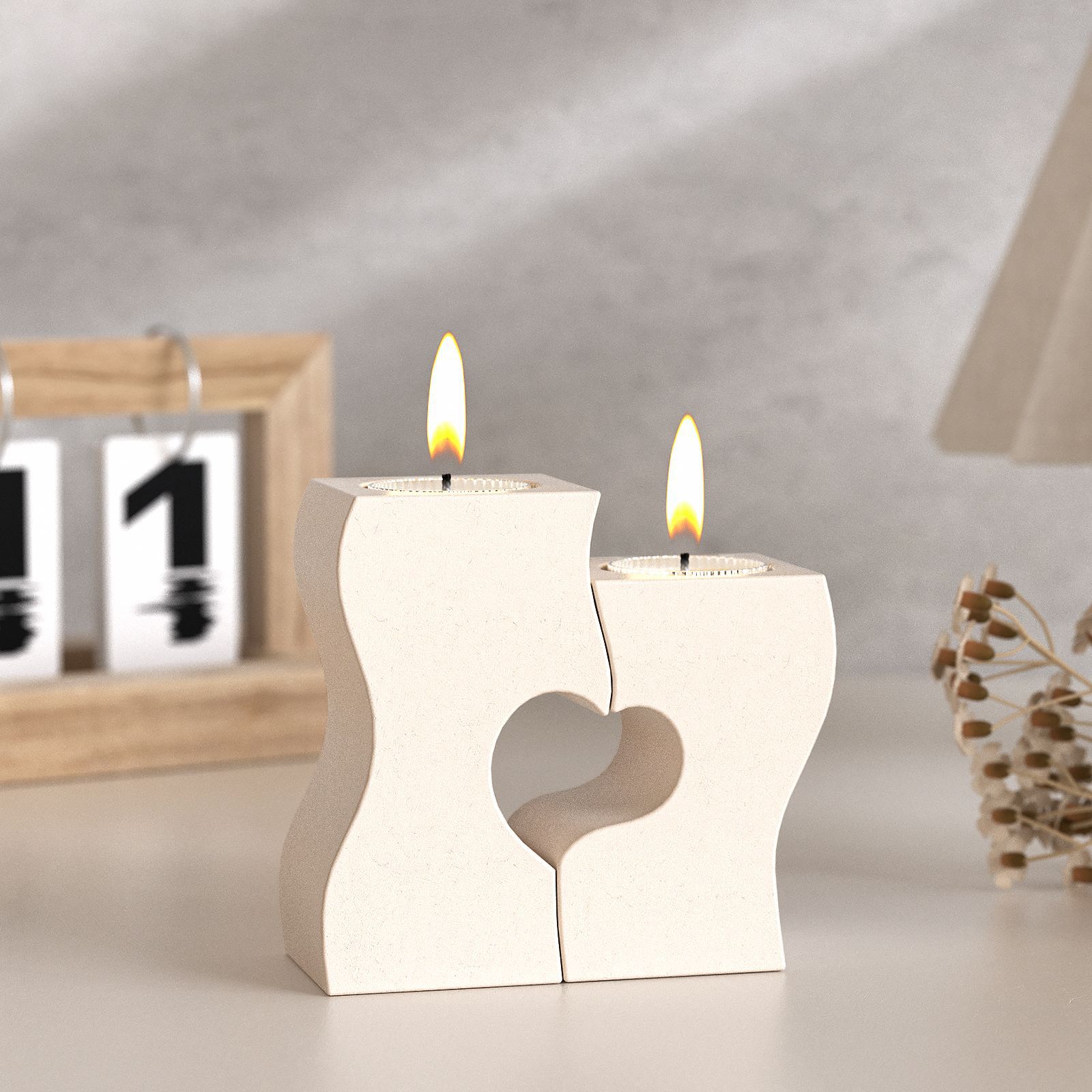 Candle Making Tutorial - S сердце подсвечник силиконовые формы DIY