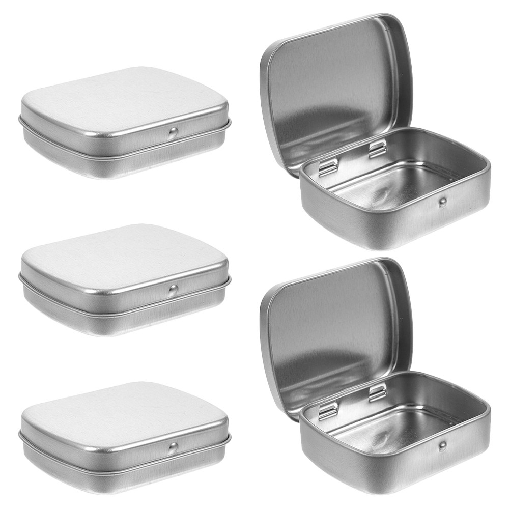 5 шт. портативных металлически – обзор и цена Tin Container Lid