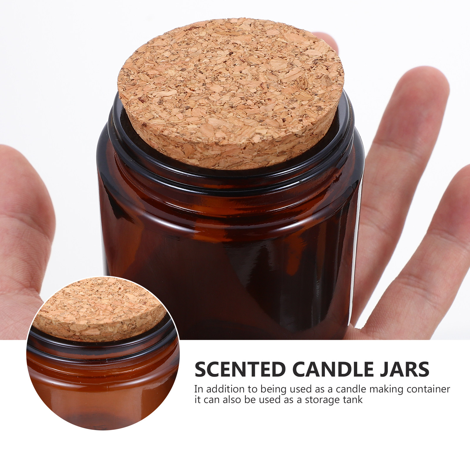 Набор из 4 высококачественных  – обзор и цена Candle Making Jars With Lids