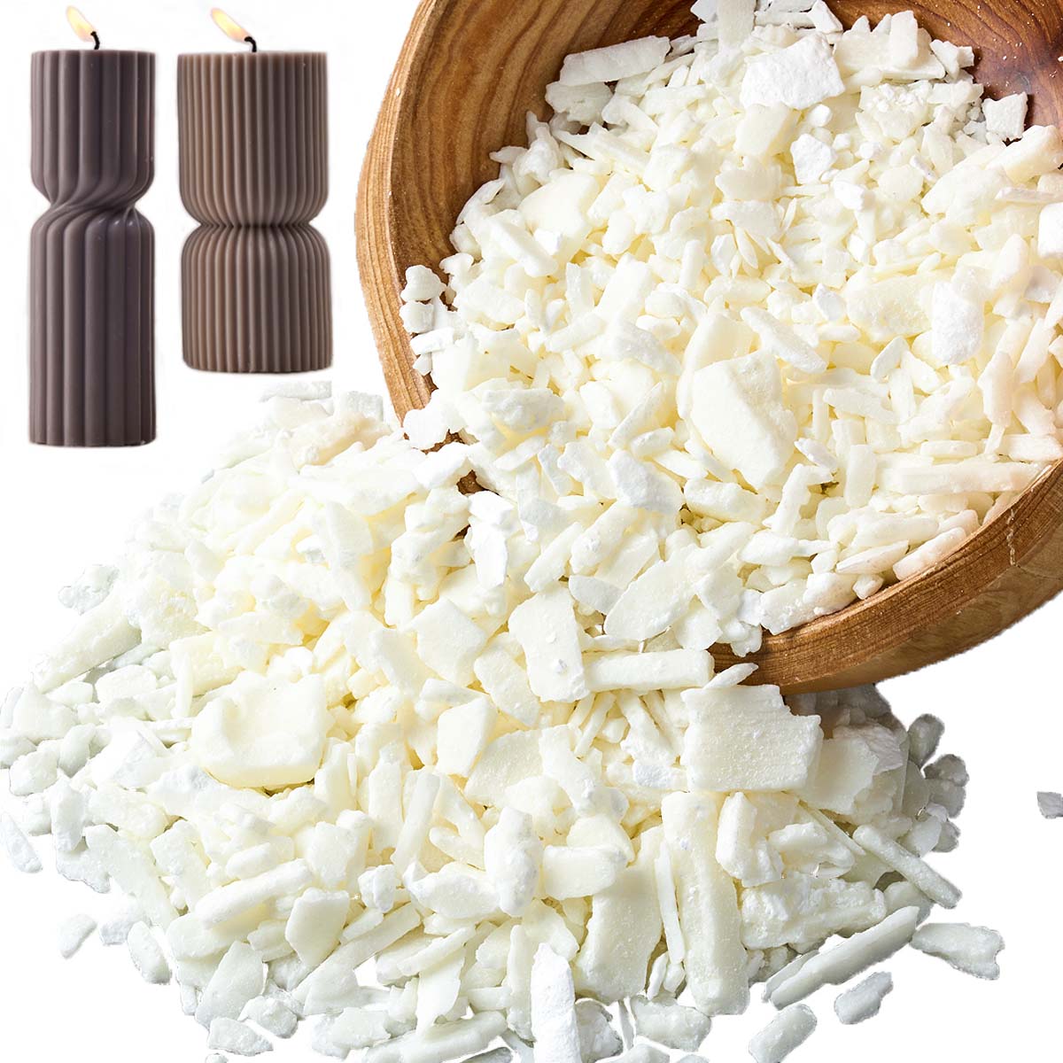 1 фунт чистого белого соевого  – обзор и цена Candle Making Kits